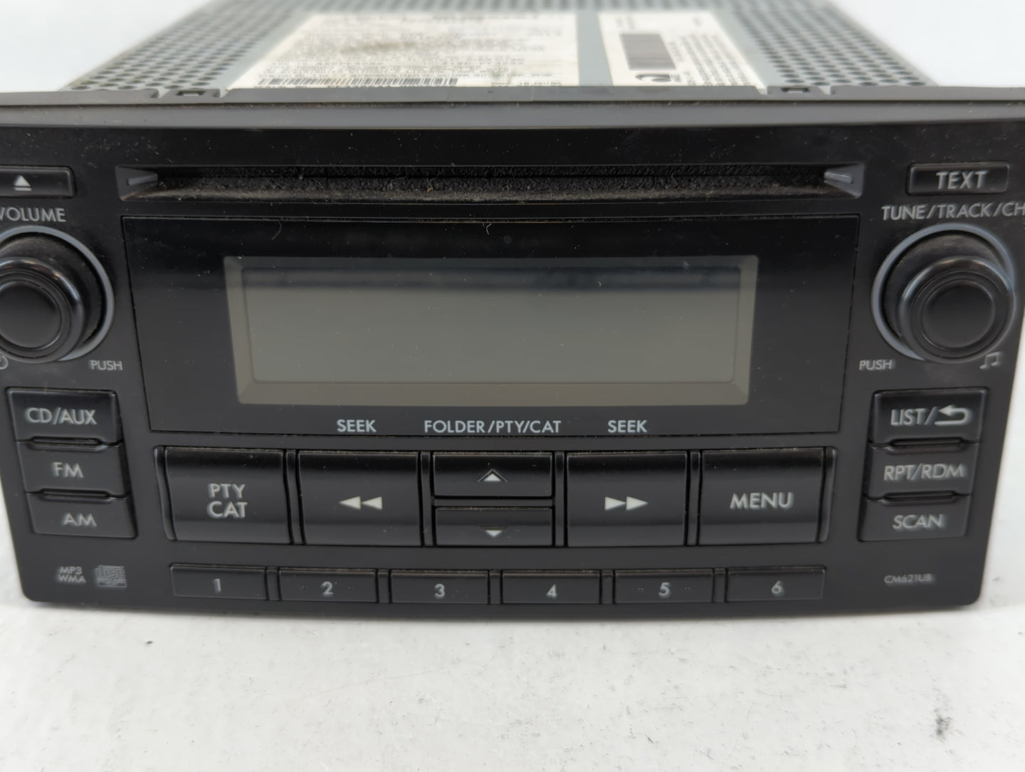 2012-2014 Subaru Impreza Radio AM FM Cd Player Receiver Replacement P/N:86201FJ620 Fits Fits 2012 2013 2014 OEM Used Auto Pa
