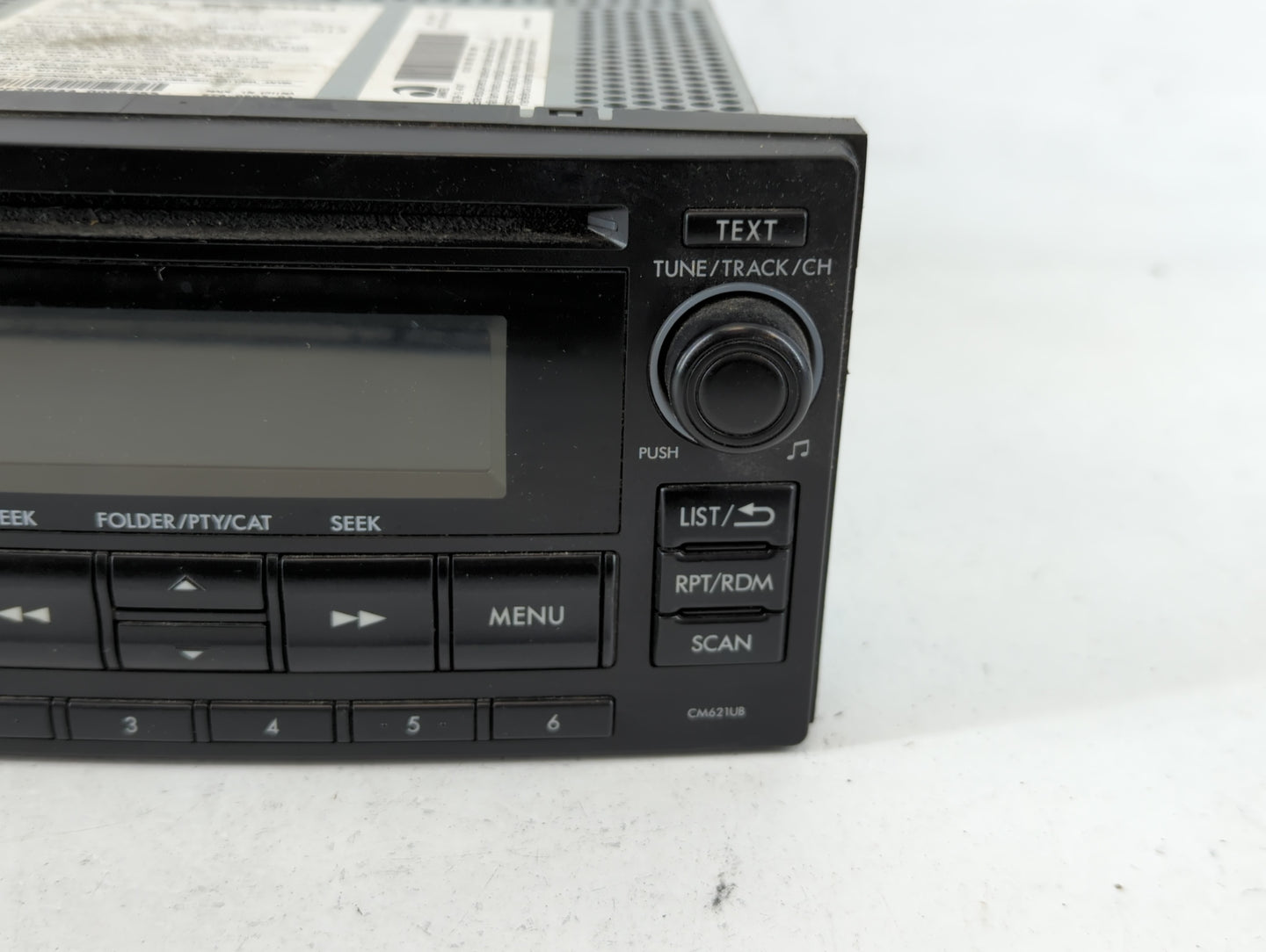 2012-2014 Subaru Impreza Radio AM FM Cd Player Receiver Replacement P/N:86201FJ620 Fits Fits 2012 2013 2014 OEM Used Auto Pa