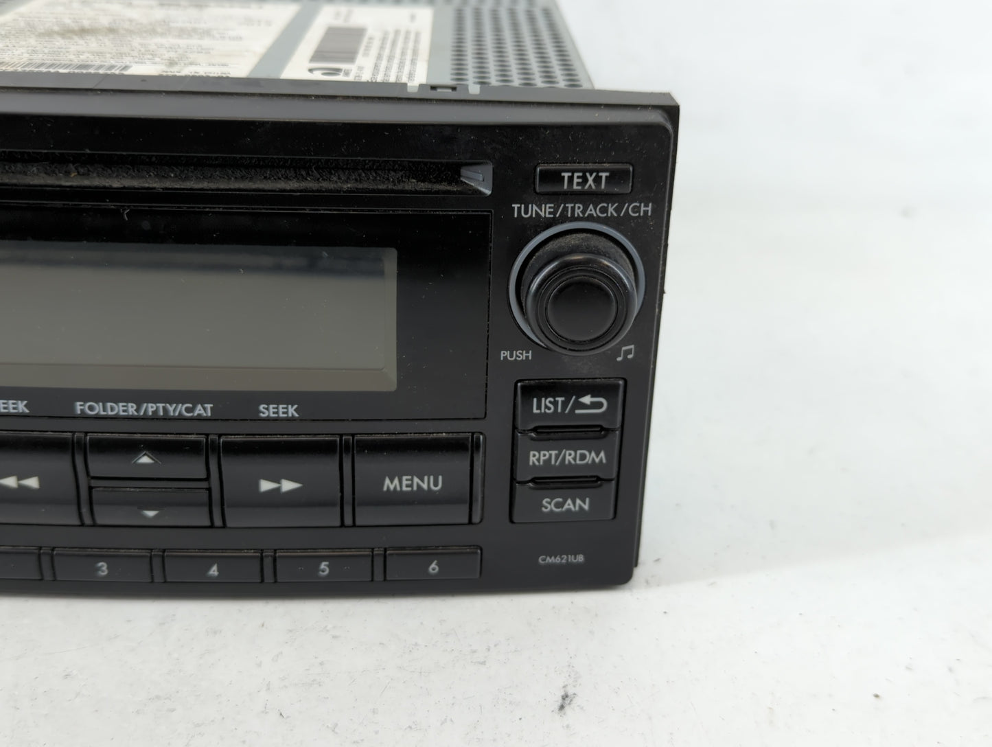 2012-2014 Subaru Impreza Radio AM FM Cd Player Receiver Replacement P/N:86201FJ620 Fits Fits 2012 2013 2014 OEM Used Auto Pa