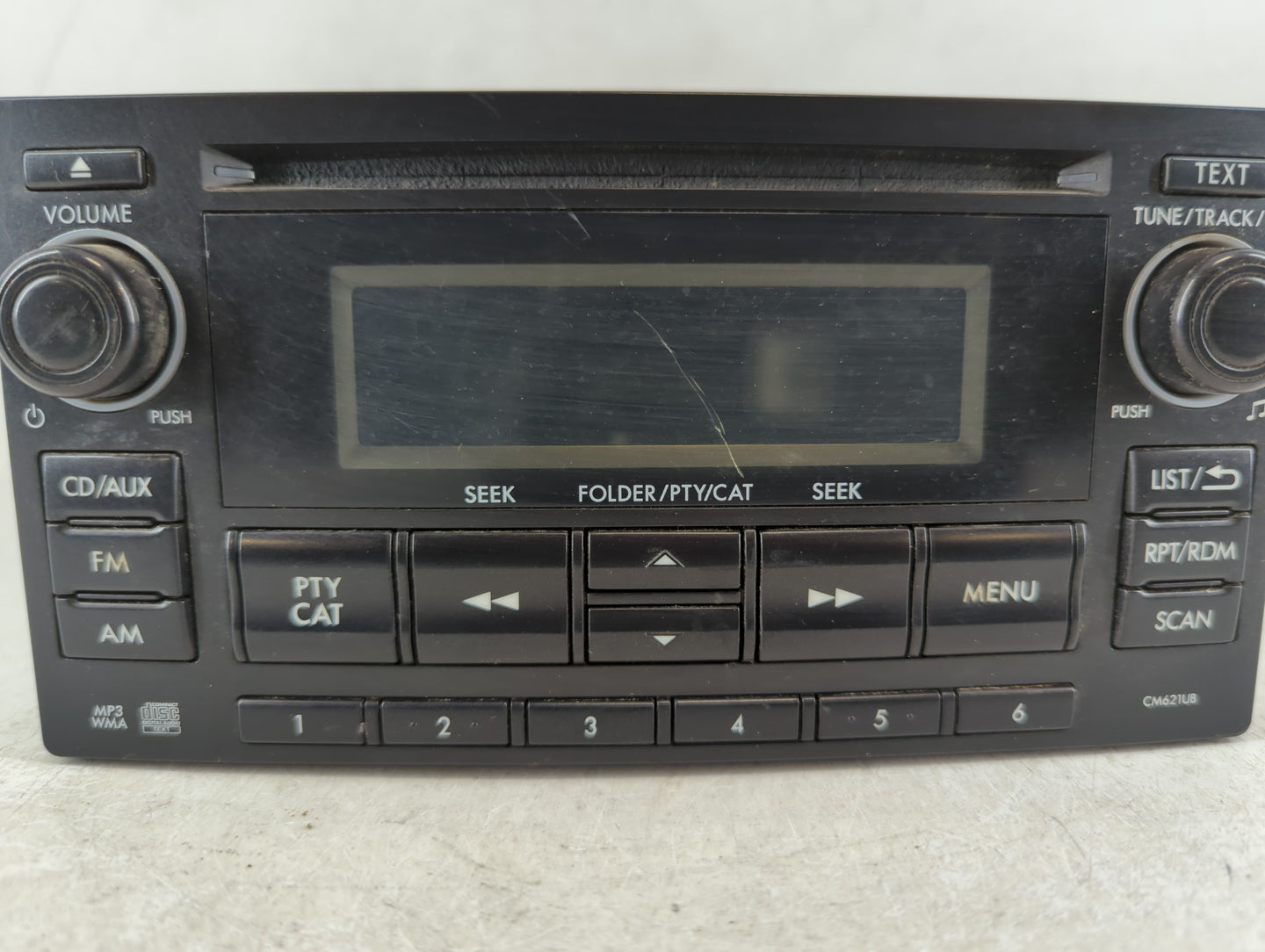 2012-2014 Subaru Impreza Radio AM FM Cd Player Receiver Replacement P/N:86201FJ620 Fits Fits 2012 2013 2014 OEM Used Auto Pa