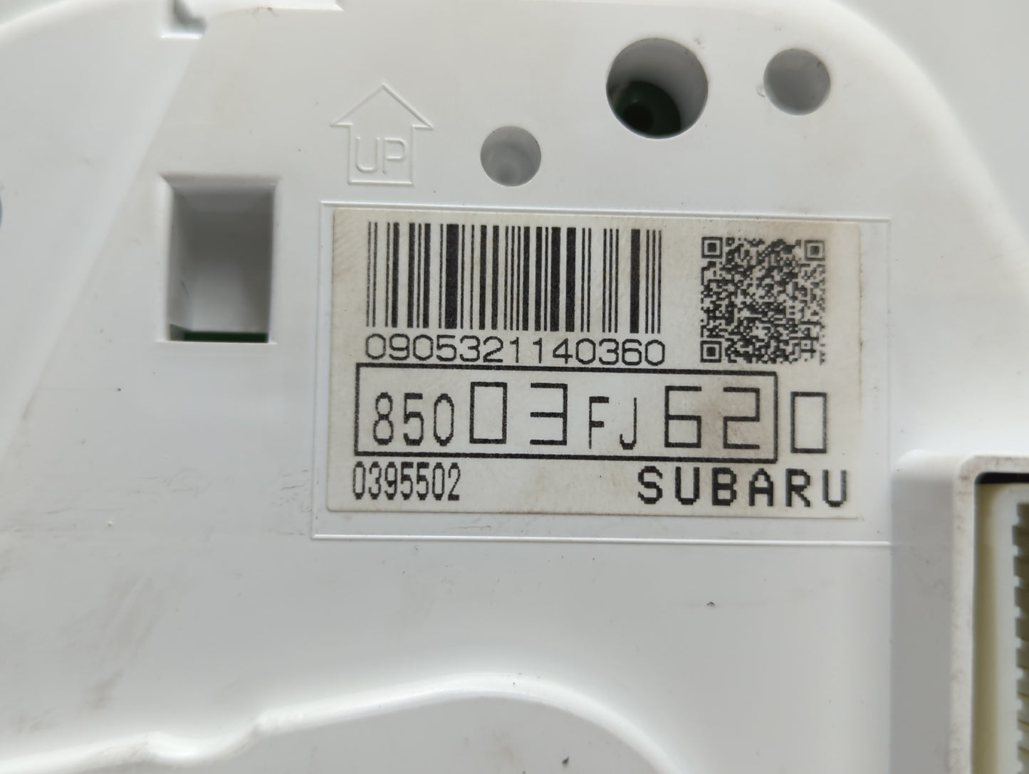 2013 Subaru Impreza Instrument Cluster Speedometer Gauges P/N:0395502 85003FJ620 Fits OEM Used Auto Parts - Oemusedautoparts