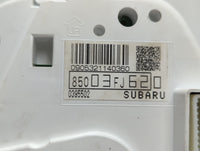 2013 Subaru Impreza Instrument Cluster Speedometer Gauges P/N:0395502 85003FJ620 Fits OEM Used Auto Parts - Oemusedautoparts