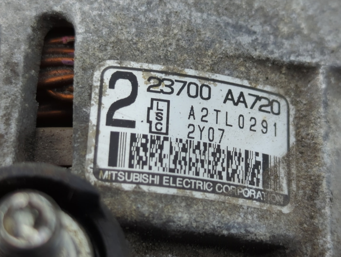 2012-2014 Subaru Impreza Alternator Replacement Generator Charging Assembly Engine OEM P/N:23700 AA720 Fits OEM Used Auto Pa