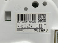 2013 Subaru Impreza Instrument Cluster Speedometer Gauges P/N:0395302 85002FJ880 Fits OEM Used Auto Parts - Oemusedautoparts
