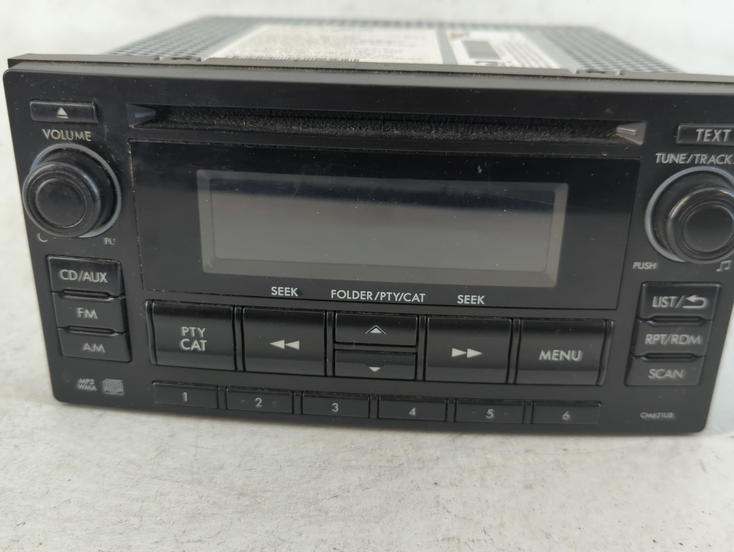 2012-2014 Subaru Impreza Radio AM FM Cd Player Receiver Replacement P/N:86201FJ620 Fits Fits 2012 2013 2014 OEM Used Auto Pa