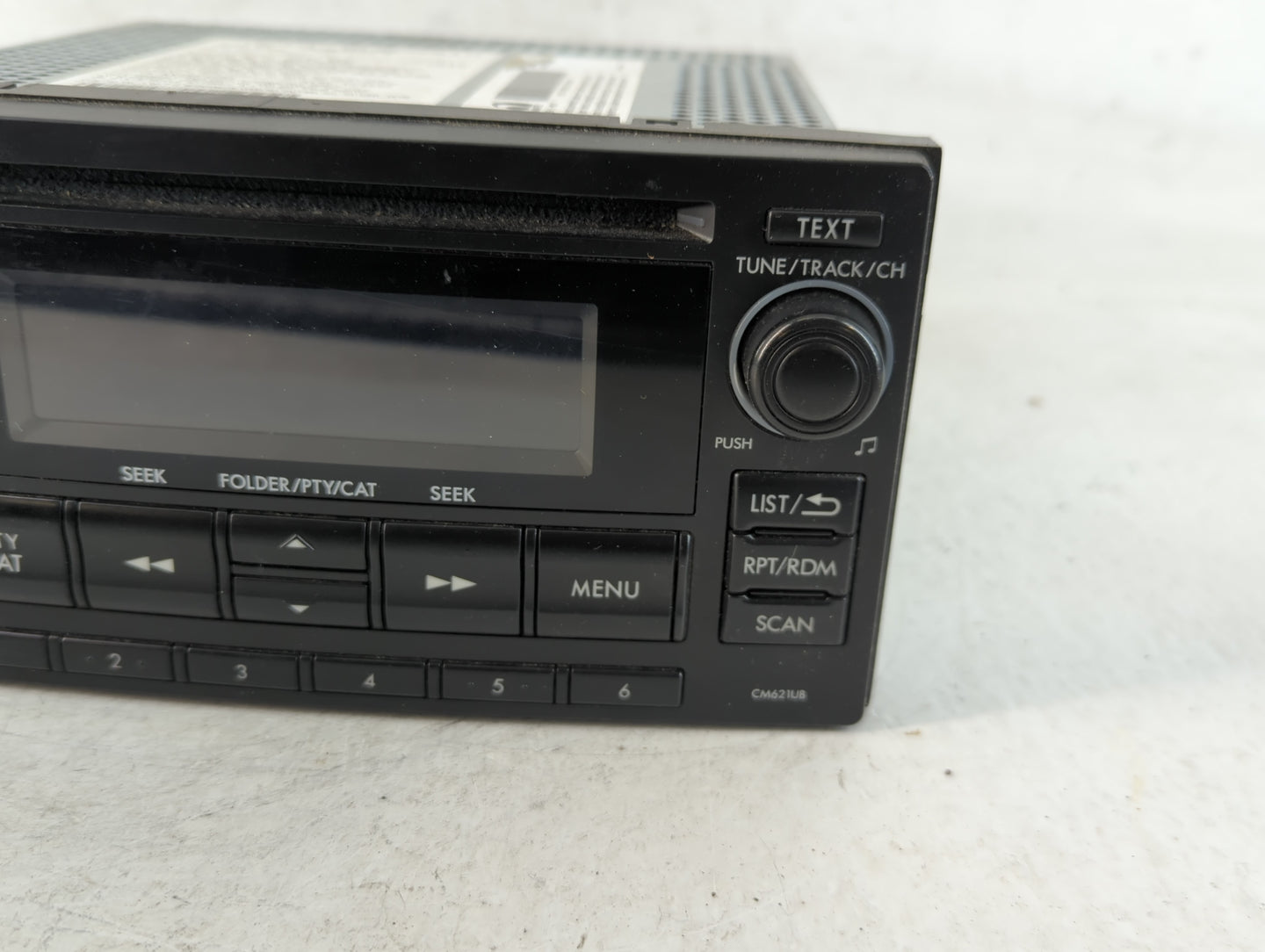 2012-2014 Subaru Impreza Radio AM FM Cd Player Receiver Replacement P/N:86201FJ620 Fits Fits 2012 2013 2014 OEM Used Auto Pa