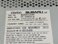 2013 Subaru Impreza Radio AM FM Cd Player Receiver Replacement P/N:86201FJ630 Fits OEM Used Auto Parts - Oemusedautoparts1.c