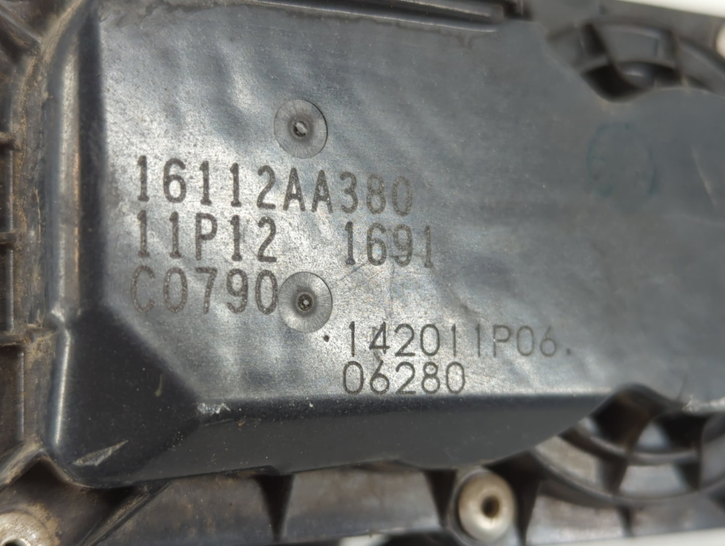 2012-2016 Subaru Impreza Throttle Body P/N:16112AA380 Fits Fits 2011 2012 2013 2014 2015 2016 2017 2018 OEM Used Auto Parts 