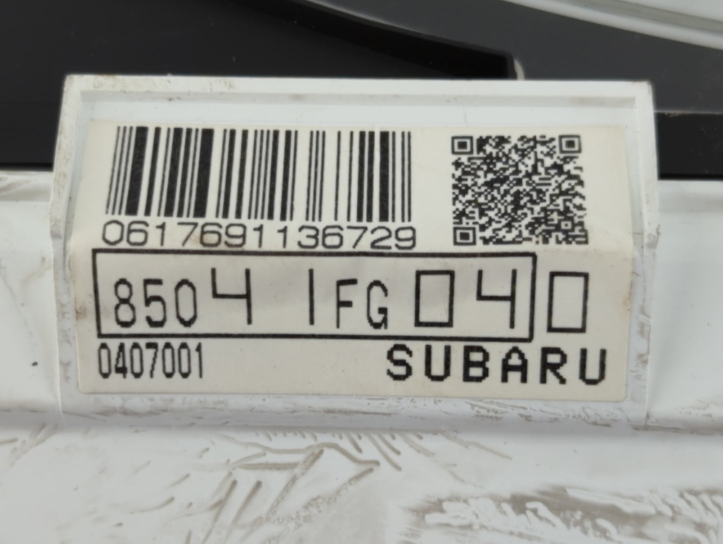 2012-2014 Subaru Impreza Instrument Cluster Speedometer Gauges P/N:85041FG040 Fits Fits 2012 2013 2014 OEM Used Auto Parts -