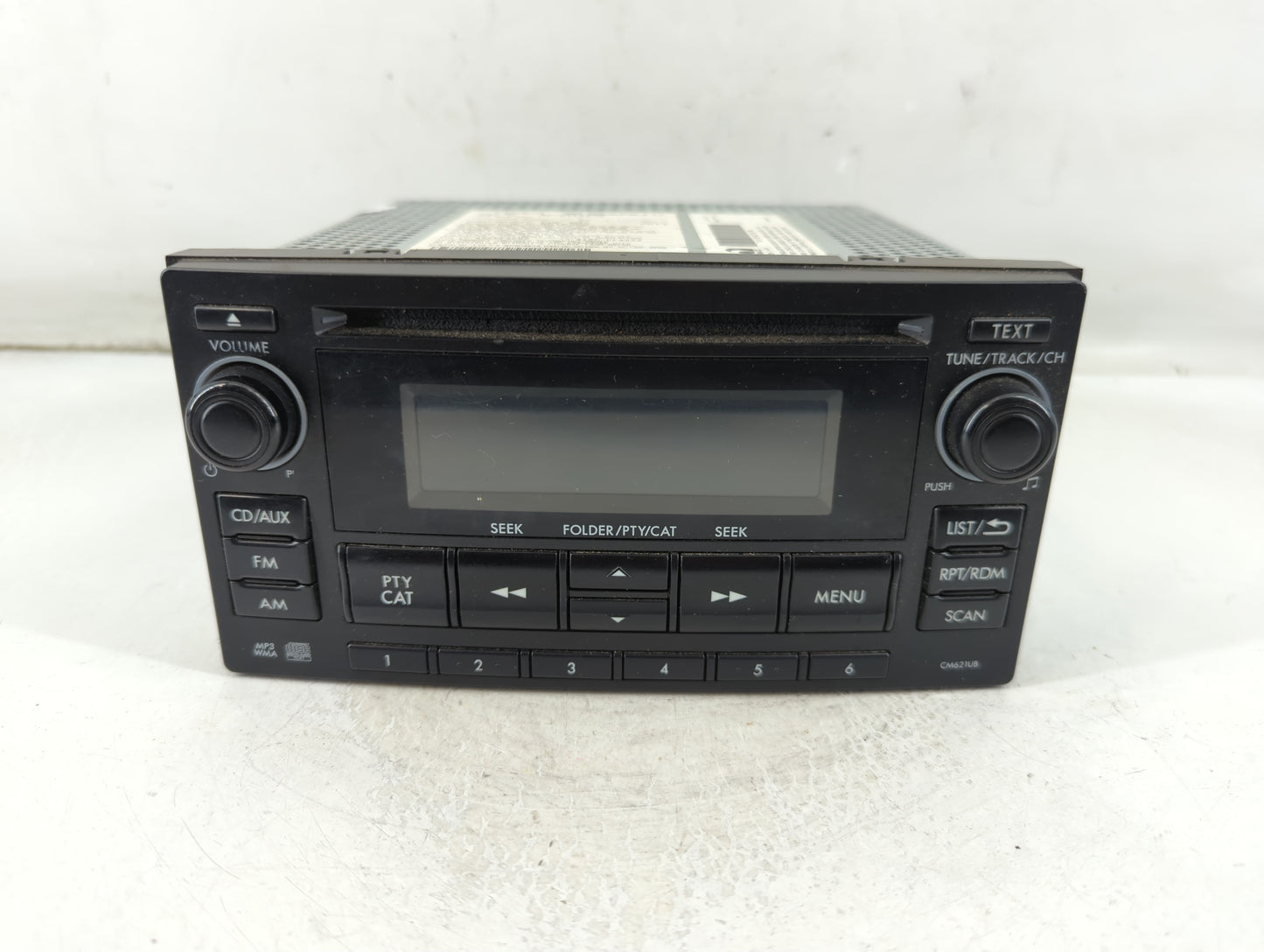 2012-2014 Subaru Impreza Radio AM FM Cd Player Receiver Replacement P/N:86201FJ620 Fits Fits 2012 2013 2014 OEM Used Auto Pa
