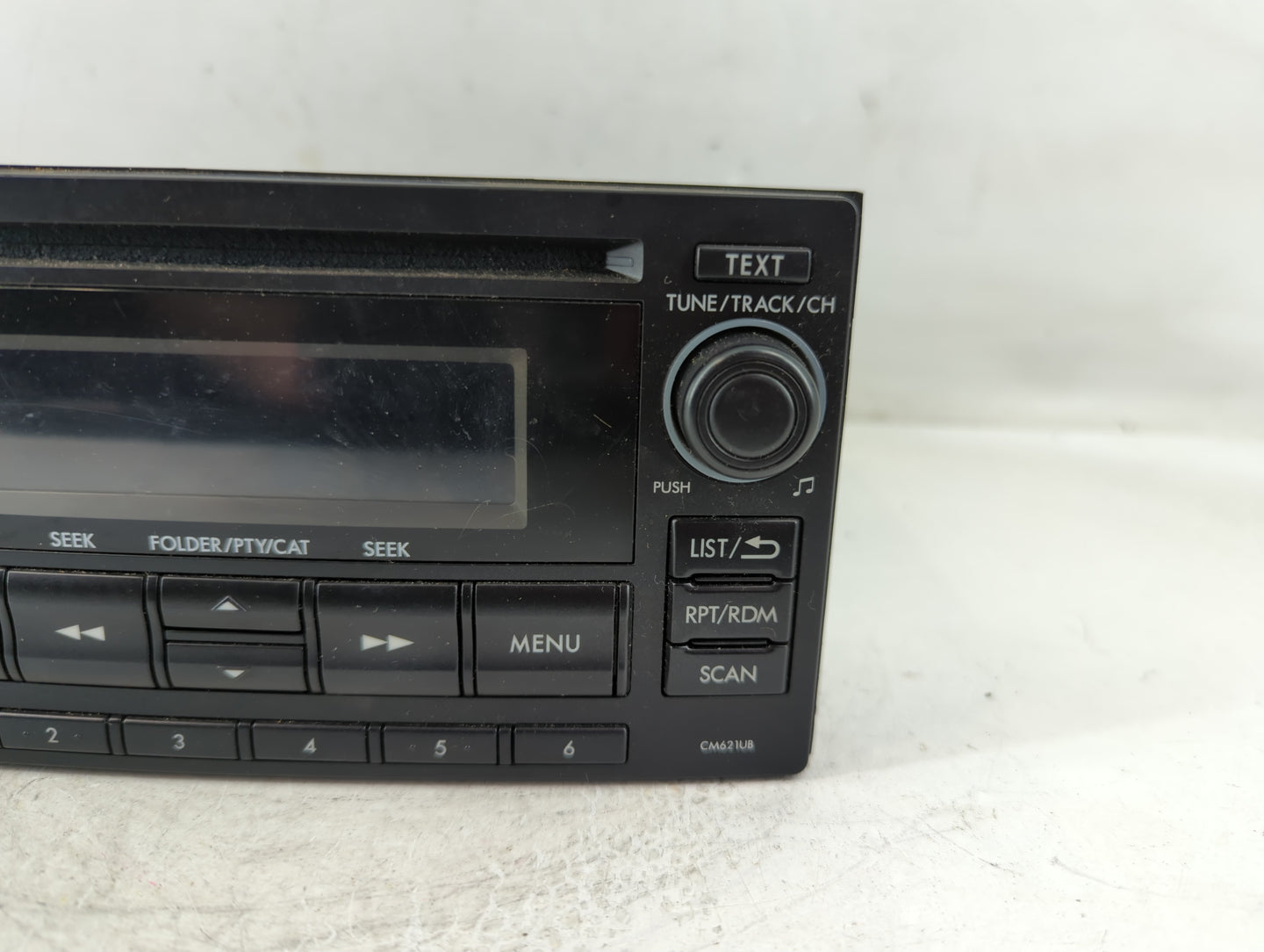 2012-2014 Subaru Impreza Radio AM FM Cd Player Receiver Replacement P/N:86201FJ620 Fits Fits 2012 2013 2014 OEM Used Auto Pa