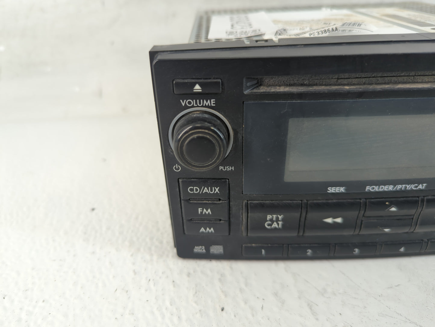 2012-2014 Subaru Impreza Radio AM FM Cd Player Receiver Replacement Fits Fits 2012 2013 2014 OEM Used Auto Parts - Oemusedau