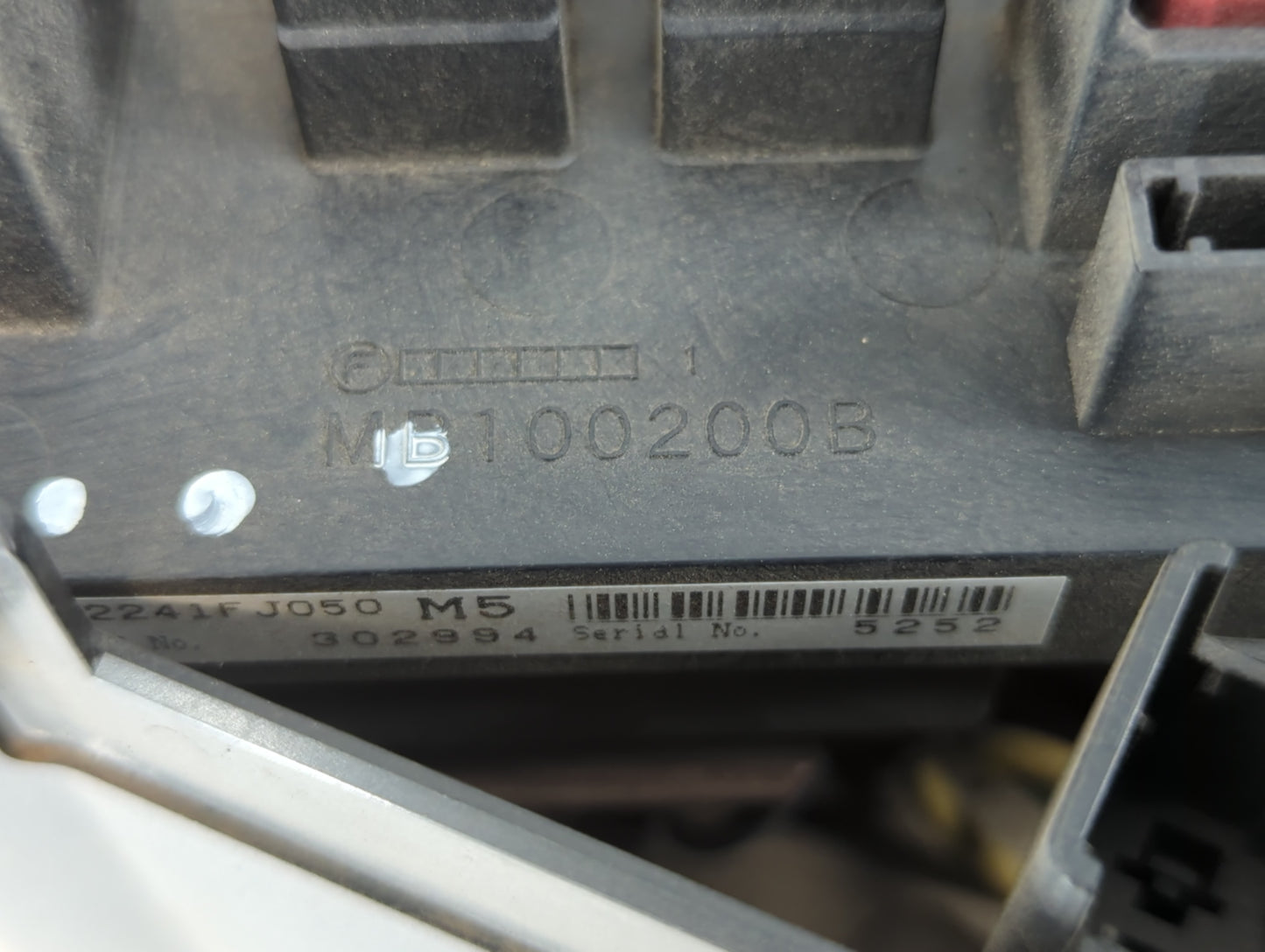 2012-2014 Subaru Impreza Fusebox Fuse Box Panel Relay Module P/N:MB100200B Fits Fits 2012 2013 2014 OEM Used Auto Parts - Oe