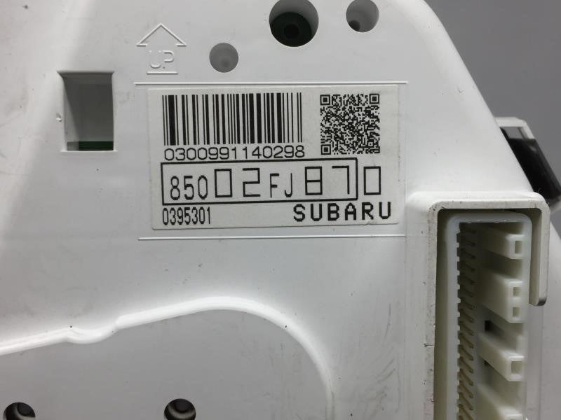 2013 Subaru Impreza Instrument Cluster Speedometer Gauges P/N:13K MI. PN:85002FJ870 Fits OEM Used Auto Parts - Oemusedautopa