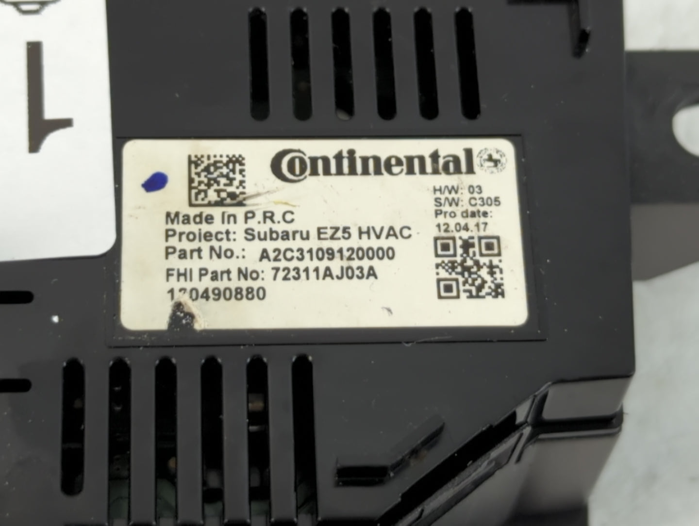 2010-2014 Subaru Legacy Climate Control Module Temperature AC/Heater Replacement P/N:72311AJ03A Fits Fits 2010 2011 2012 201