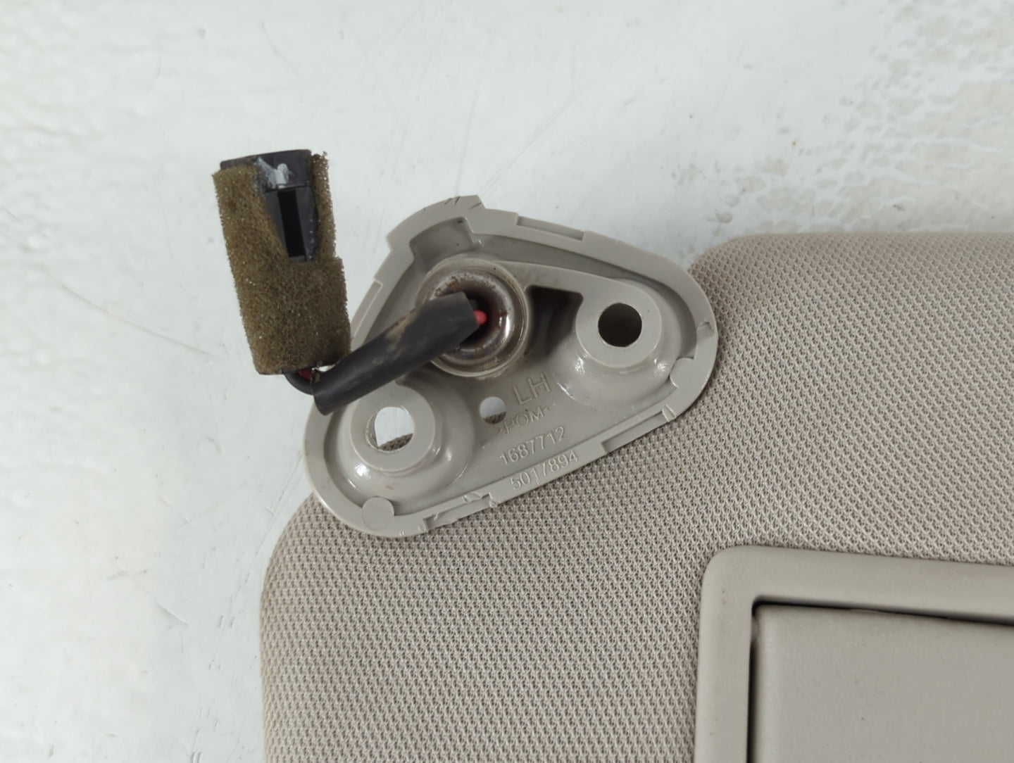 2010-2014 Subaru Legacy Sun Visor Shade Replacement Driver Left Mirror Fits Fits 2010 2011 2012 2013 2014 OEM Used Auto Part