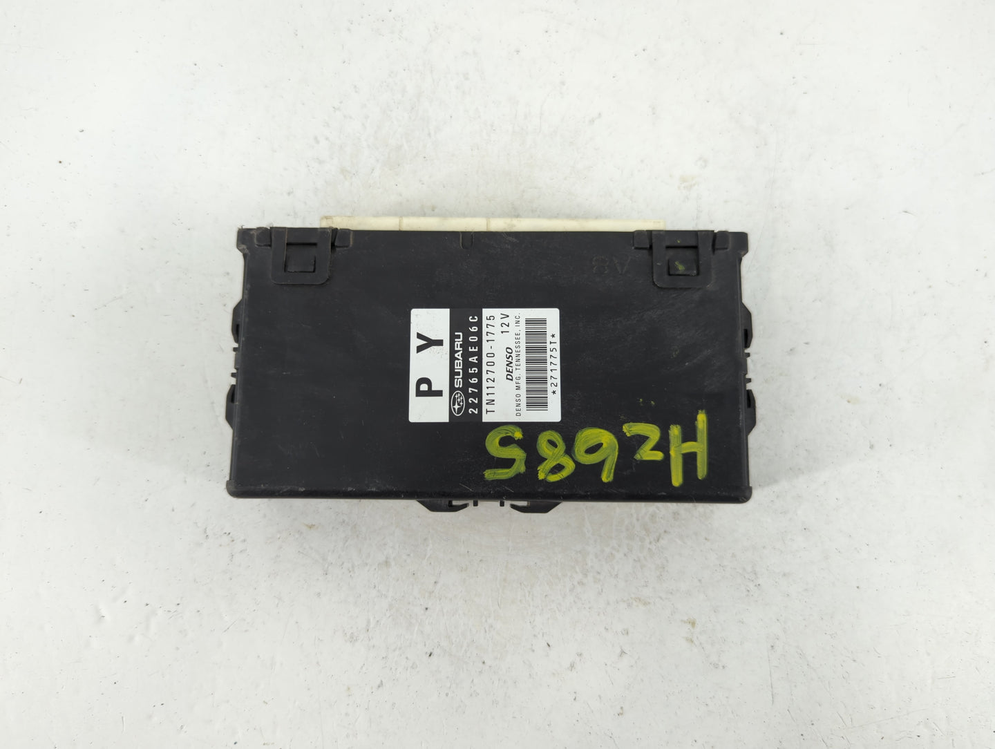 2013-2014 Subaru Legacy PCM Engine Control Computer ECU ECM PCU OEM P/N:22765AE06C Fits Fits 2013 2014 OEM Used Auto Parts -