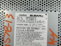 2012-2014 Subaru Legacy Radio AM FM Cd Player Receiver Replacement P/N:86201AJ61A Fits Fits 2012 2013 2014 OEM Used Auto Par