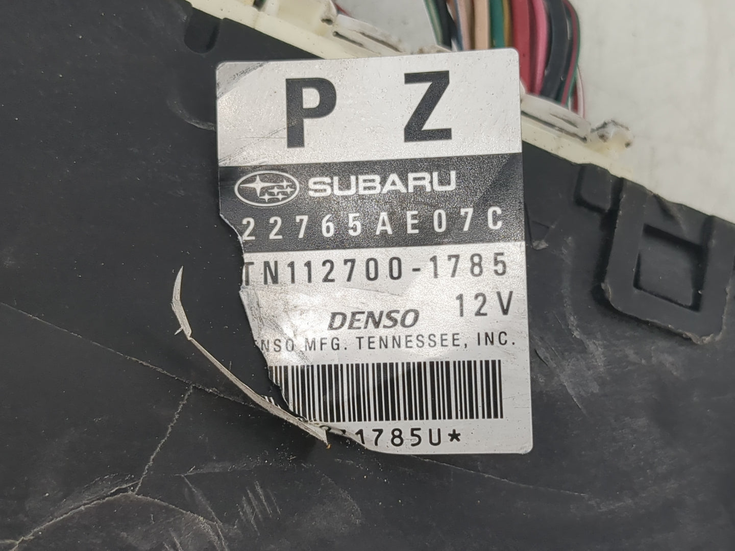 2013-2014 Subaru Legacy PCM Engine Control Computer ECU ECM PCU OEM P/N:TN112700-1785 22765AE07C Fits Fits 2013 2014 OEM Use
