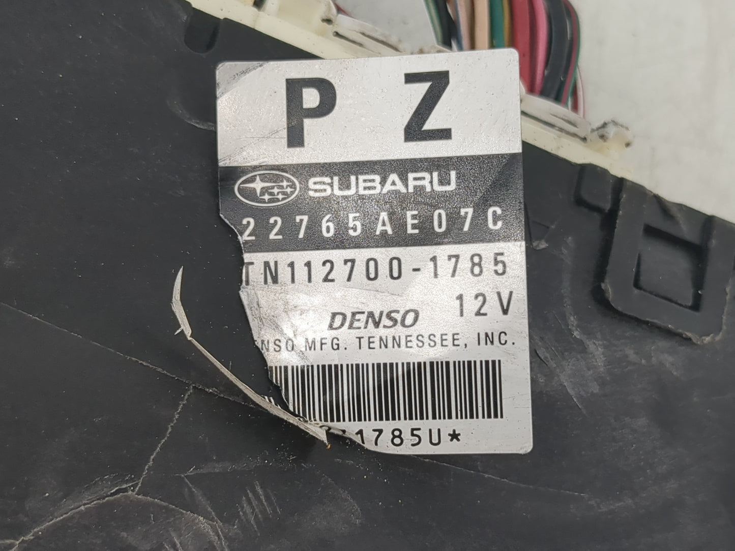 2013-2014 Subaru Legacy PCM Engine Control Computer ECU ECM PCU OEM P/N:TN112700-1785 22765AE07C Fits Fits 2013 2014 OEM Use