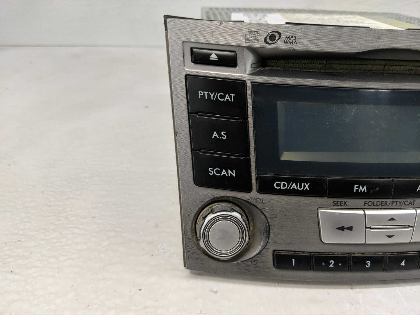 2012-2014 Subaru Legacy Radio AM FM Cd Player Receiver Replacement P/N:86201AJ61A Fits Fits 2012 2013 2014 OEM Used Auto Par