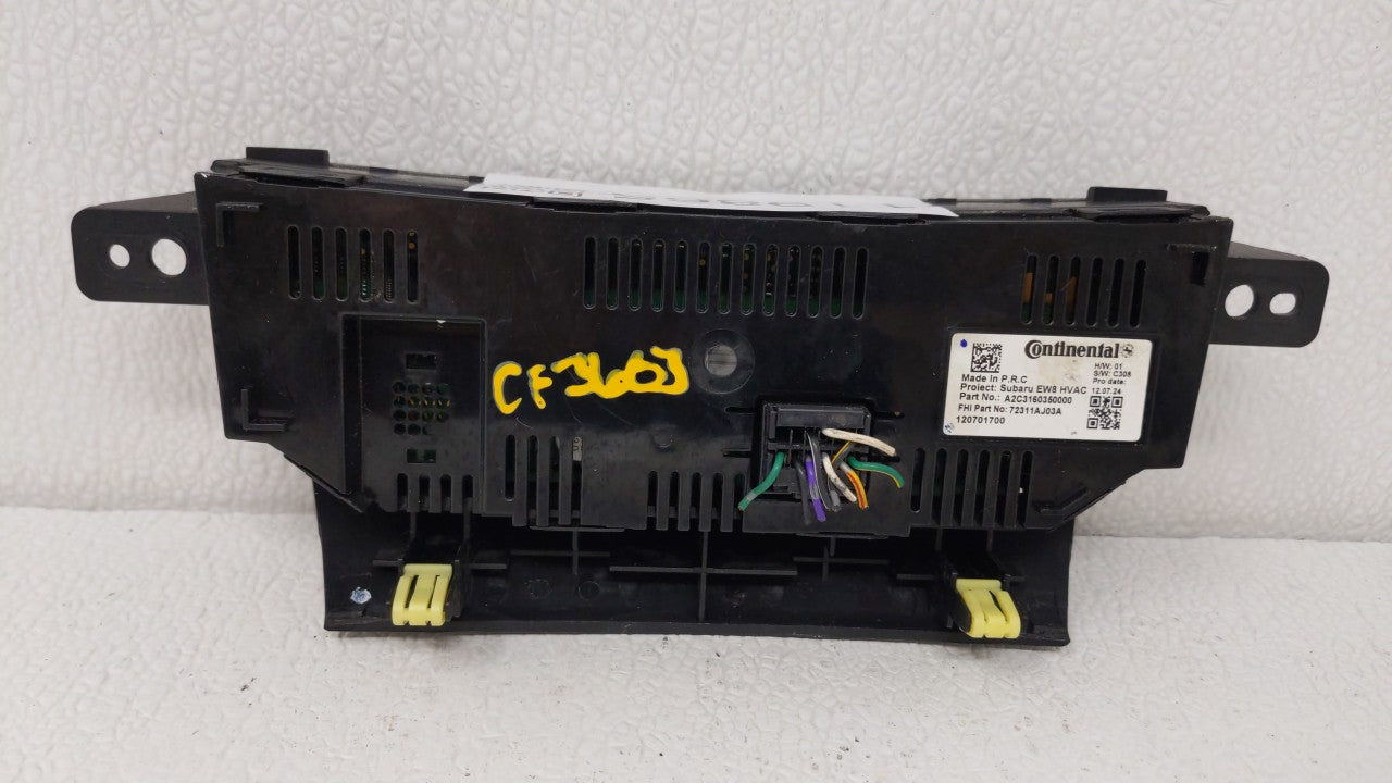 2010-2014 Subaru Legacy Climate Control Module Temperature AC/Heater Replacement P/N:72311 AJ08A 72311AJ03A Fits OEM Used Au
