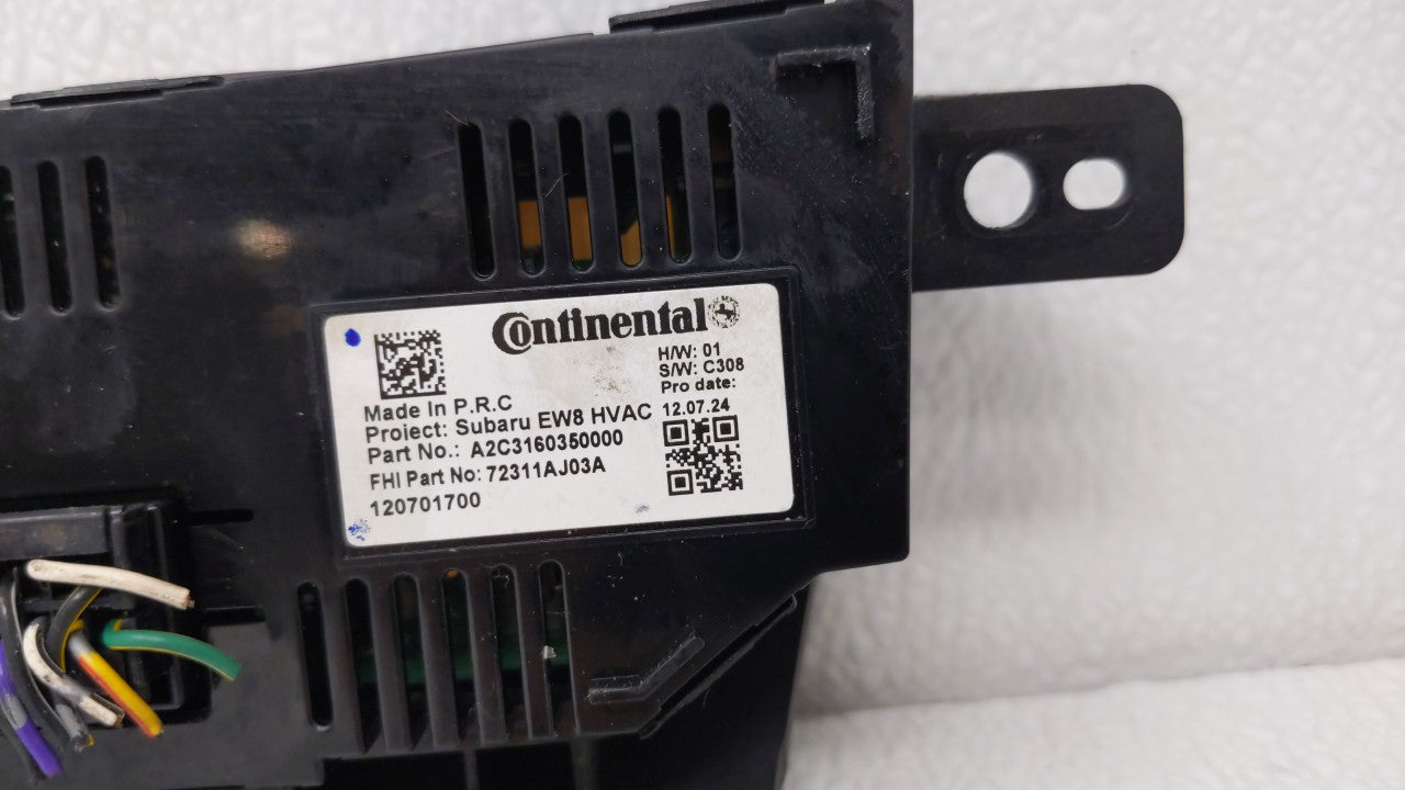 2010-2014 Subaru Legacy Climate Control Module Temperature AC/Heater Replacement P/N:72311 AJ08A 72311AJ03A Fits OEM Used Au