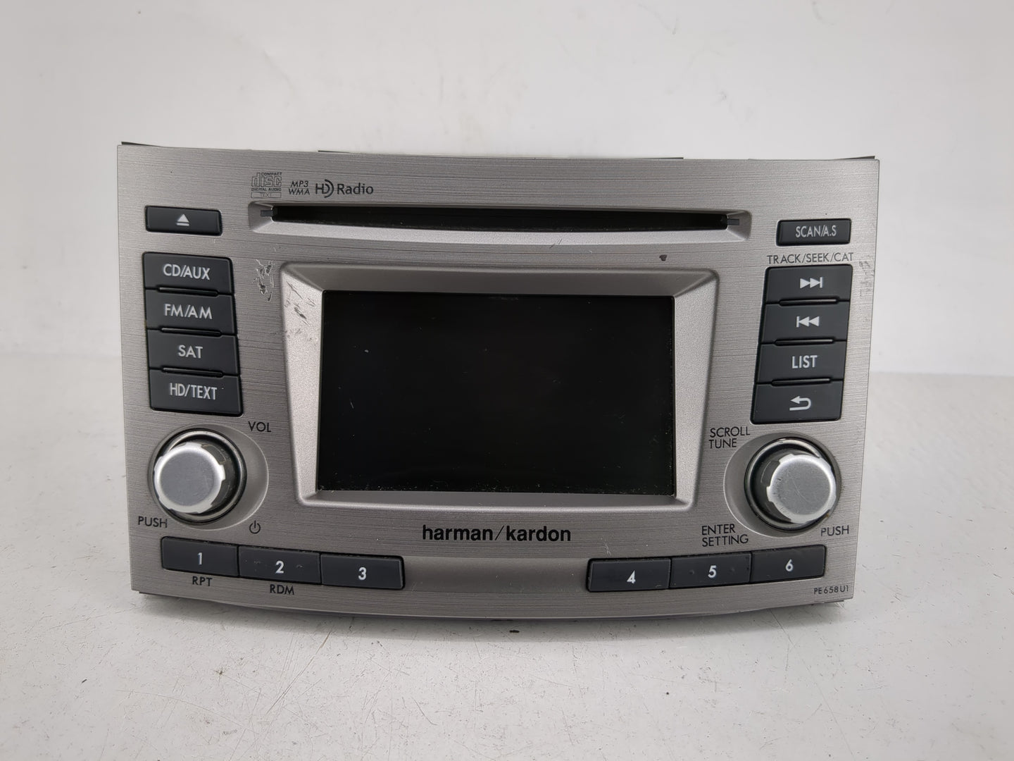 2012-2014 Subaru Legacy Radio AM FM Cd Player Receiver Replacement Fits Fits 2012 2013 2014 OEM Used Auto Parts - Oemusedaut