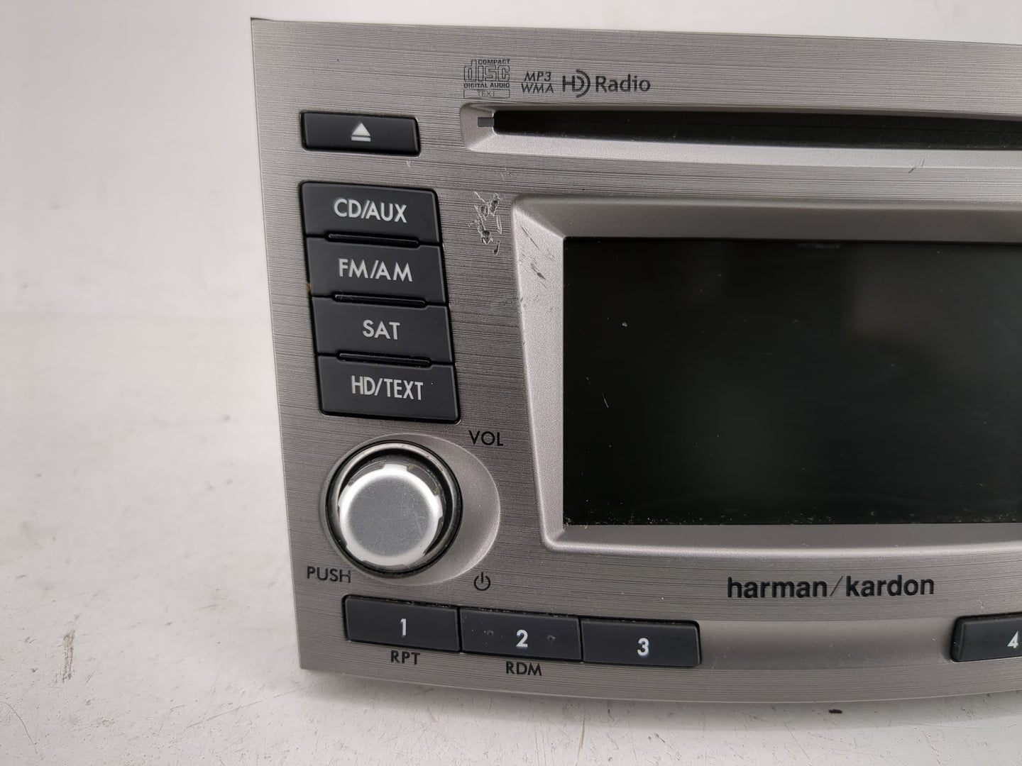2012-2014 Subaru Legacy Radio AM FM Cd Player Receiver Replacement Fits Fits 2012 2013 2014 OEM Used Auto Parts - Oemusedaut