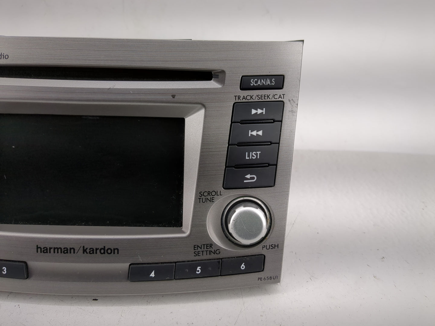 2012-2014 Subaru Legacy Radio AM FM Cd Player Receiver Replacement Fits Fits 2012 2013 2014 OEM Used Auto Parts - Oemusedaut
