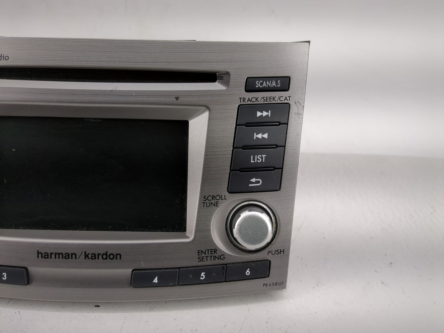 2012-2014 Subaru Legacy Radio AM FM Cd Player Receiver Replacement Fits Fits 2012 2013 2014 OEM Used Auto Parts - Oemusedaut