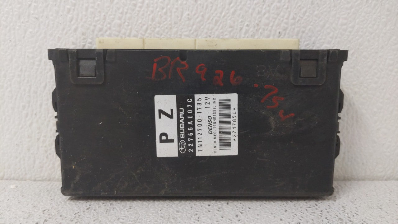 2013-2014 Subaru Legacy PCM Engine Control Computer ECU ECM PCU OEM P/N:22765AE07D 22765AE07C Fits Fits 2013 2014 OEM Used A
