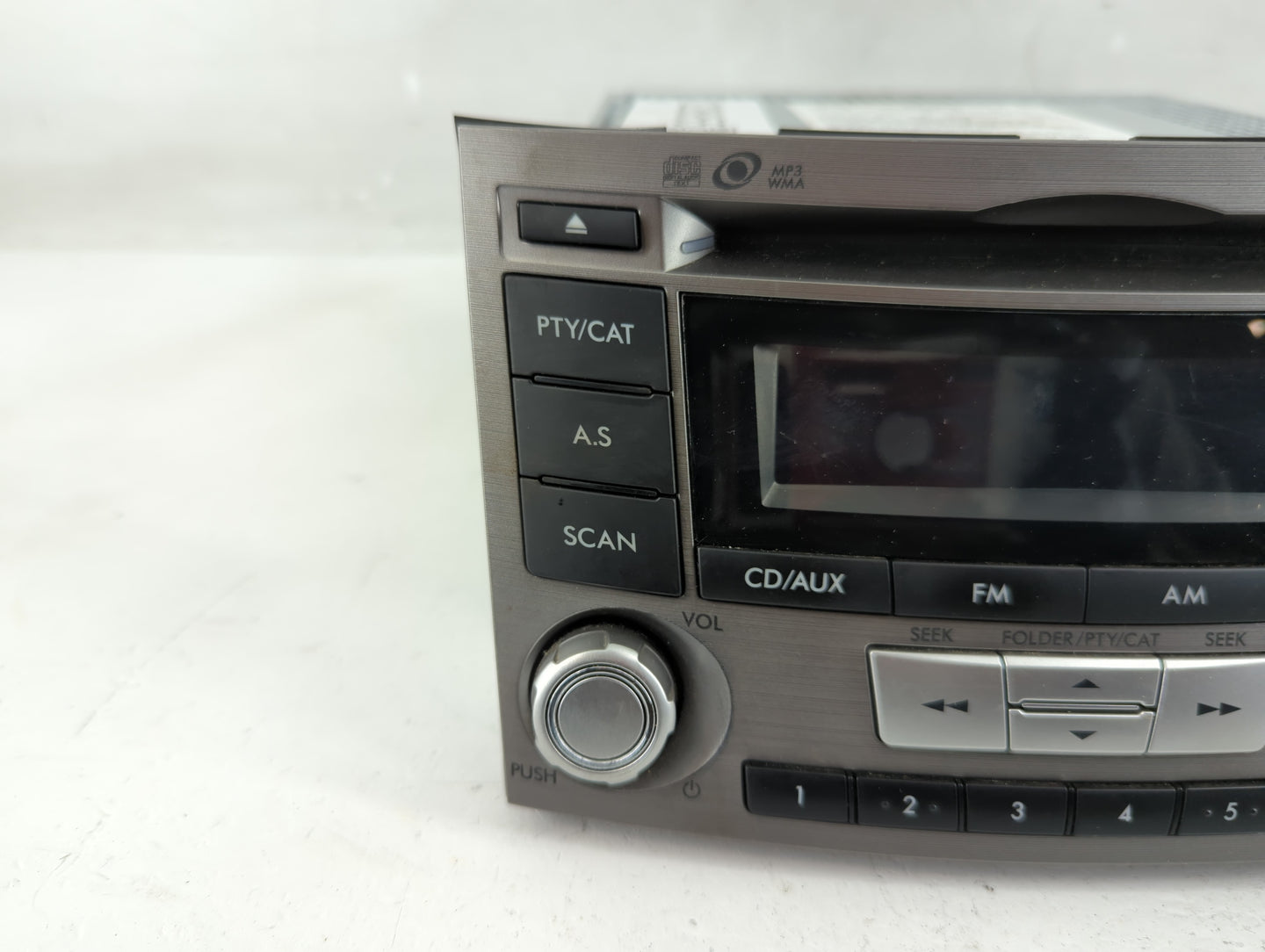 2012-2014 Subaru Legacy Radio AM FM Cd Player Receiver Replacement P/N:86201AJ61A Fits Fits 2012 2013 2014 OEM Used Auto Par