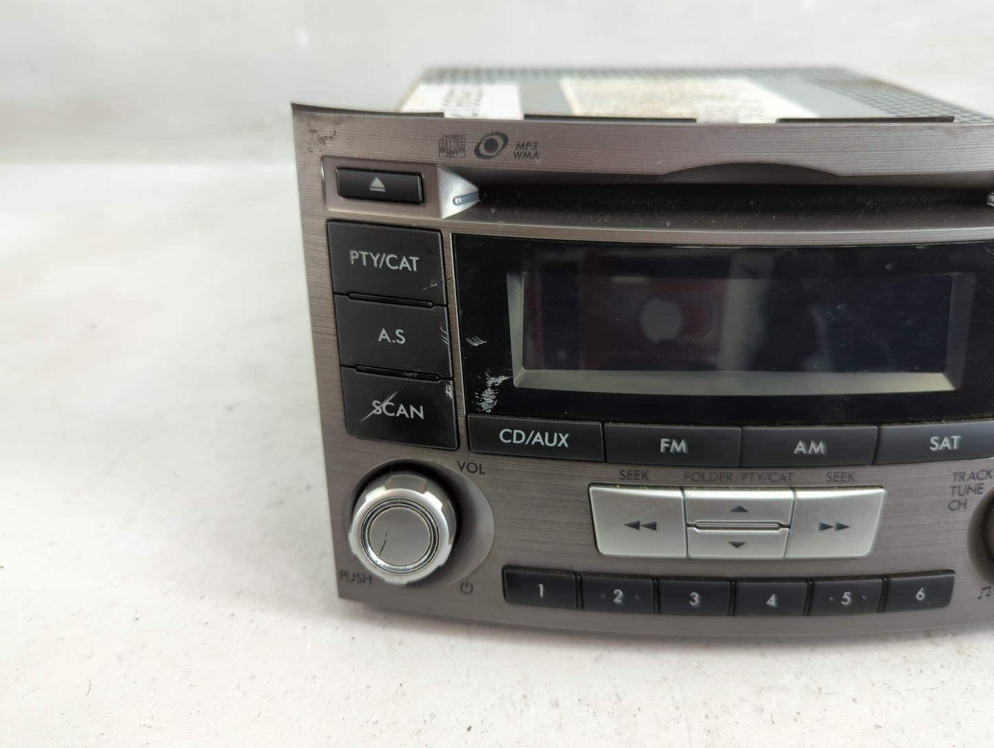 2012-2014 Subaru Legacy Radio AM FM Cd Player Receiver Replacement P/N:86201AJ61A Fits Fits 2012 2013 2014 OEM Used Auto Par