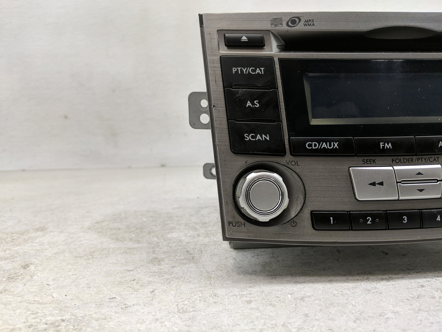 2012-2014 Subaru Legacy Radio AM FM Cd Player Receiver Replacement P/N:86201AJ61A Fits Fits 2012 2013 2014 OEM Used Auto Par