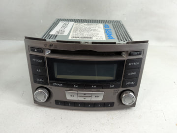 2013 Subaru Legacy Radio AM FM Cd Player Receiver Replacement P/N:86201AJ61A Fits OEM Used Auto Parts - Oemusedautoparts1.co