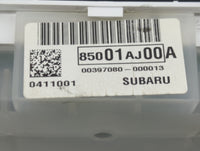 2013-2014 Subaru Legacy Instrument Cluster Speedometer Gauges P/N:85001AJ00A Fits Fits 2013 2014 OEM Used Auto Parts - Oemus