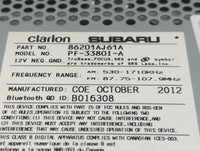 2012-2014 Subaru Legacy Radio AM FM Cd Player Receiver Replacement P/N:86201AJ61A Fits Fits 2012 2013 2014 OEM Used Auto Par