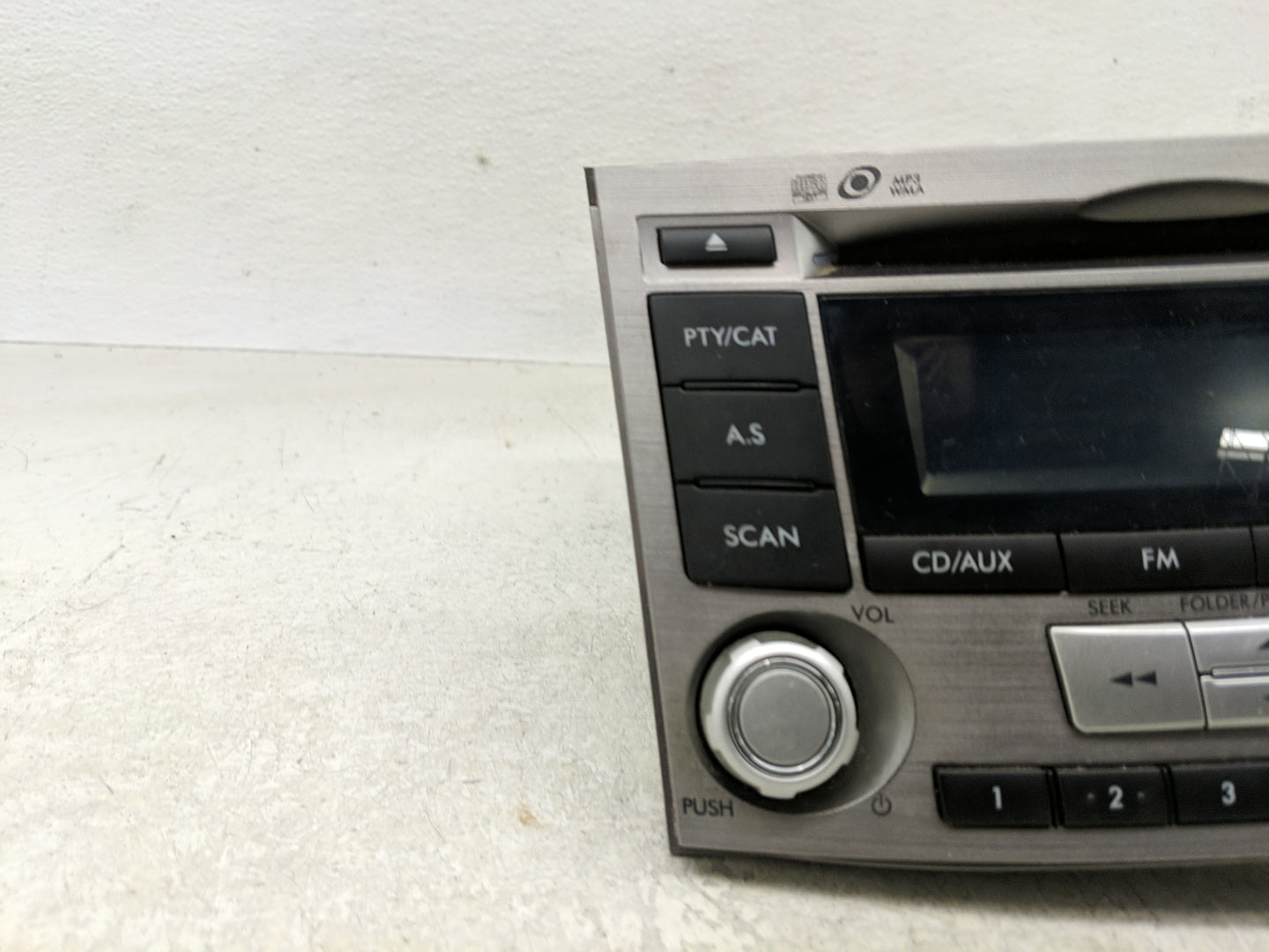 2012-2014 Subaru Legacy Radio AM FM Cd Player Receiver Replacement P/N:86201AJ61A Fits Fits 2012 2013 2014 OEM Used Auto Par