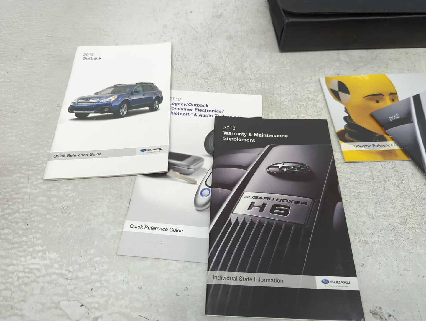 2013 Subaru Legacy Owners Manual Book Guide P/N:A2490BE-B OEM Used Auto Parts - Oemusedautoparts1.com