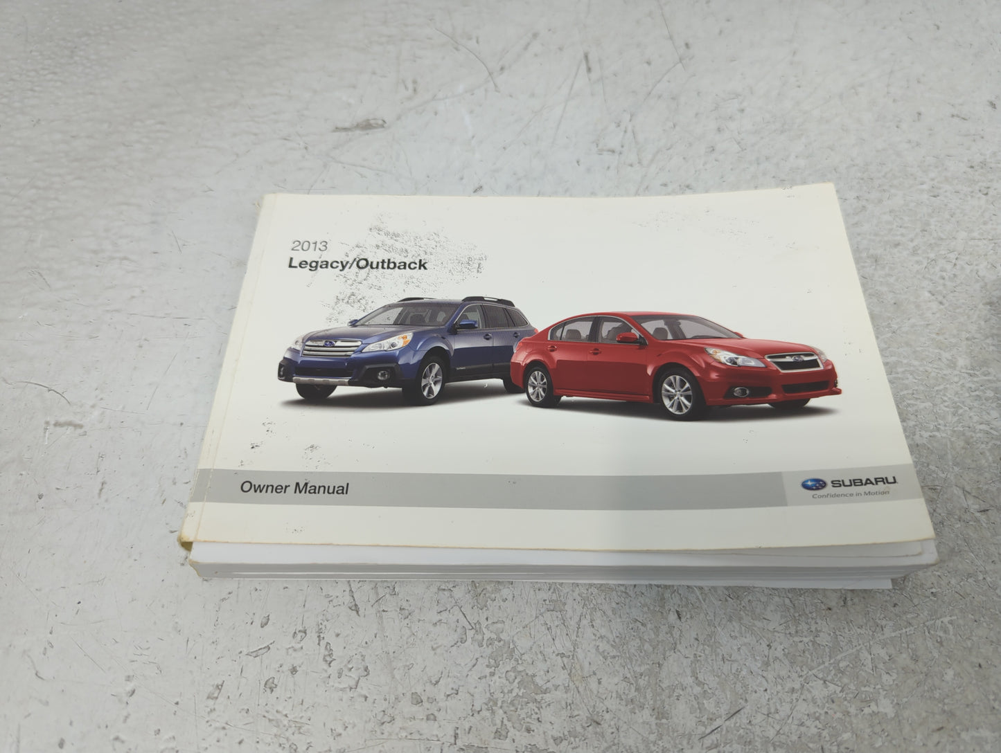 2013 Subaru Legacy Owners Manual Book Guide P/N:A2490BE-B OEM Used Auto Parts - Oemusedautoparts1.com