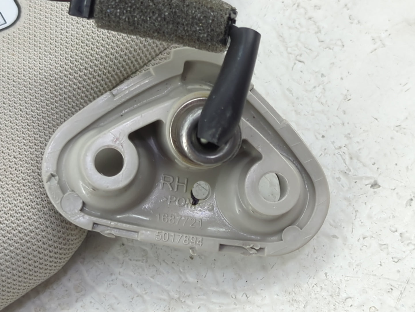 2010-2014 Subaru Legacy Sun Visor Shade Replacement Passenger Right Mirror Fits Fits 2010 2011 2012 2013 2014 OEM Used Auto 