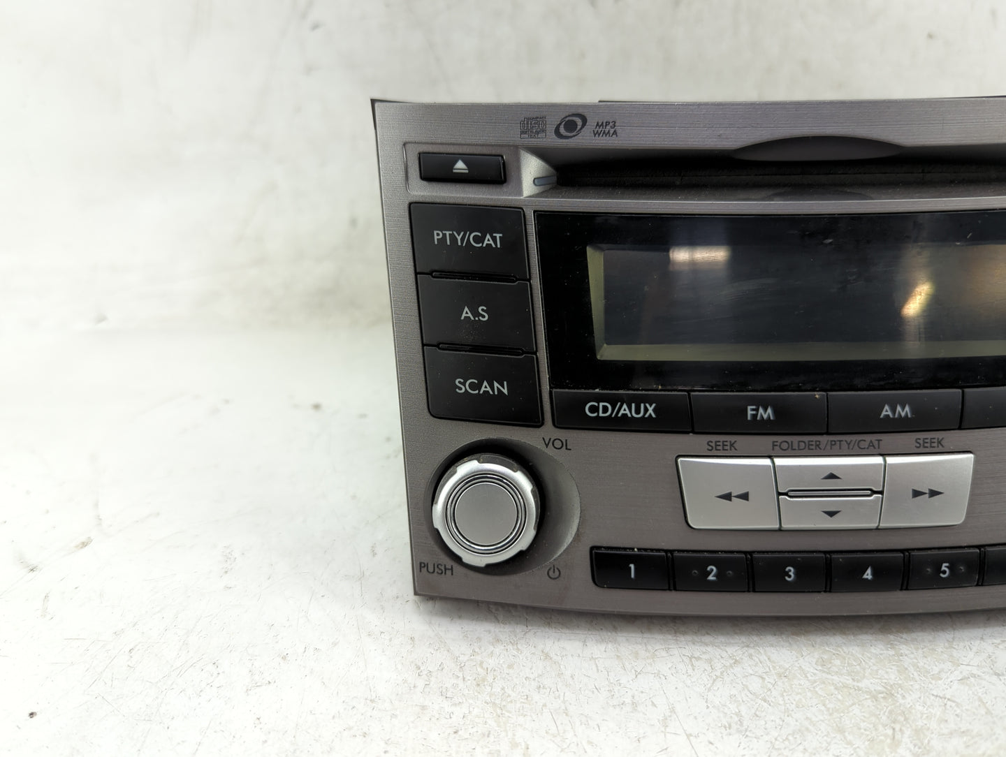 2012-2014 Subaru Legacy Radio AM FM Cd Player Receiver Replacement P/N:86201AJ61A Fits Fits 2012 2013 2014 OEM Used Auto Par