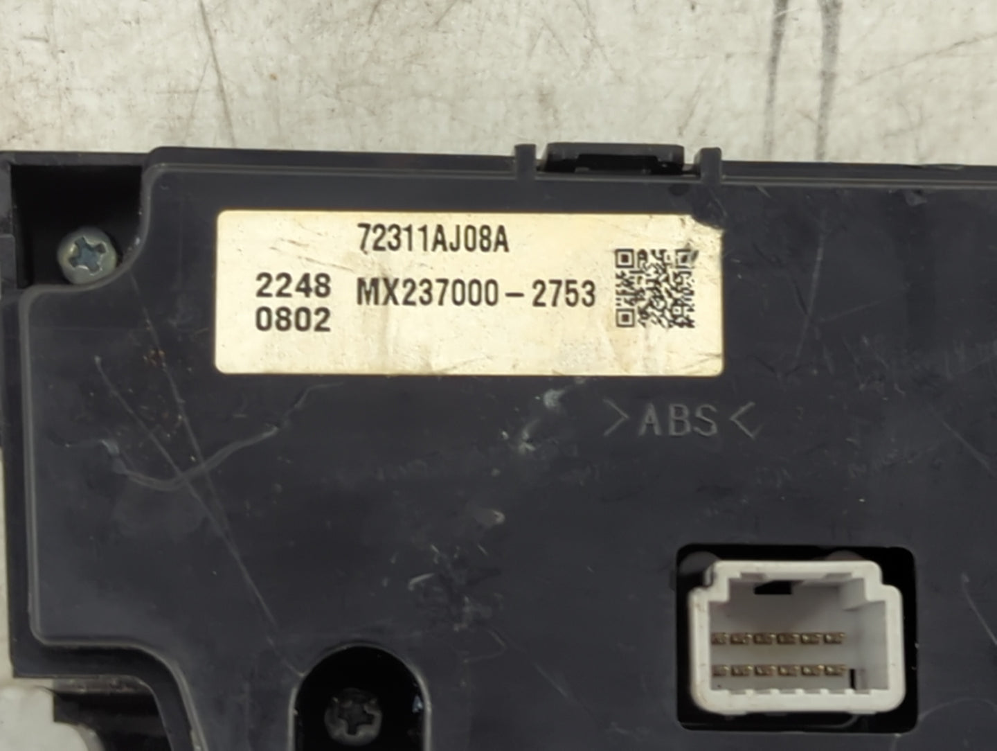 2010-2014 Subaru Legacy Climate Control Module Temperature AC/Heater Replacement P/N:72311AJ08A MX237000-2753 Fits OEM Used 