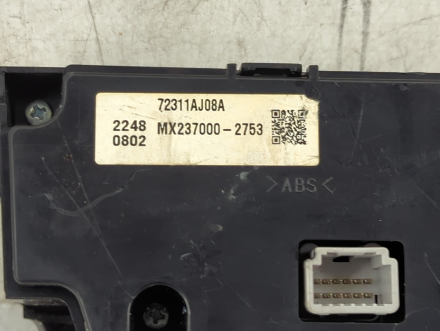2010-2014 Subaru Legacy Climate Control Module Temperature AC/Heater Replacement P/N:72311AJ08A MX237000-2753 Fits OEM Used 
