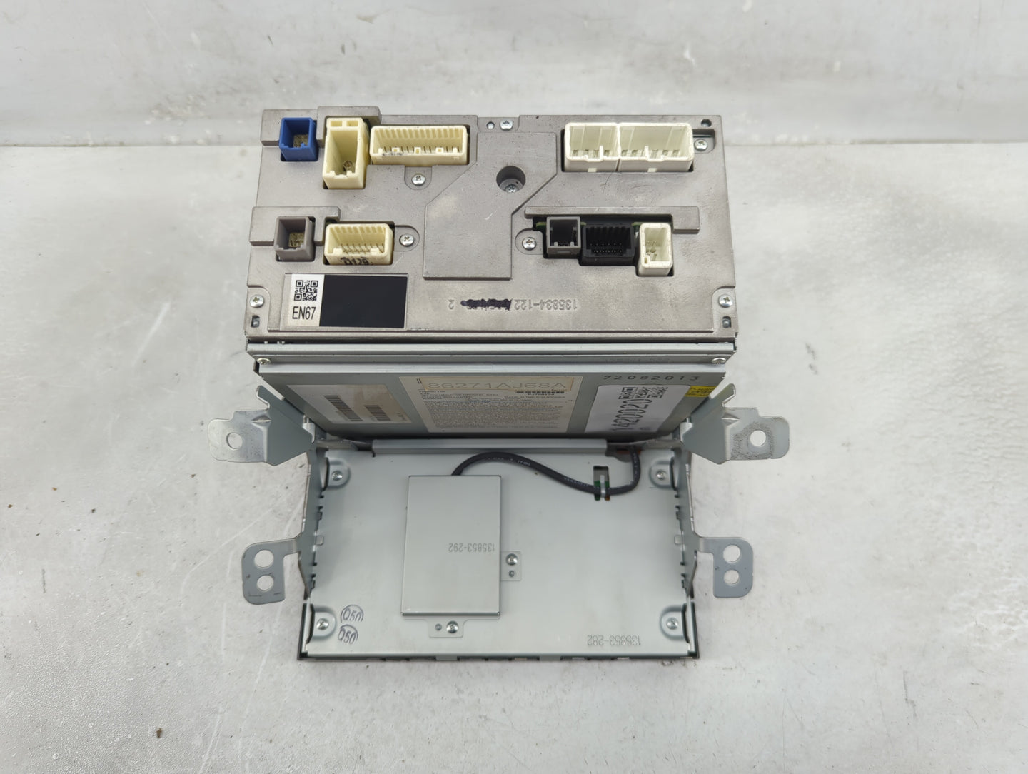 2013 Subaru Legacy Radio AM FM Cd Player Receiver Replacement P/N:86271AJ68A Fits OEM Used Auto Parts - Oemusedautoparts1.co