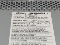 2012-2014 Subaru Legacy Radio AM FM Cd Player Receiver Replacement P/N:86201AJ61A Fits Fits 2012 2013 2014 OEM Used Auto Par