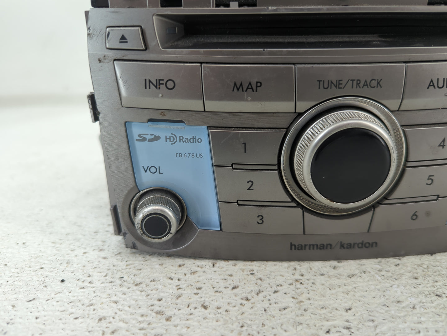 2013 Subaru Legacy Radio AM FM Cd Player Receiver Replacement P/N:86271AJ67A Fits OEM Used Auto Parts - Oemusedautoparts1.co