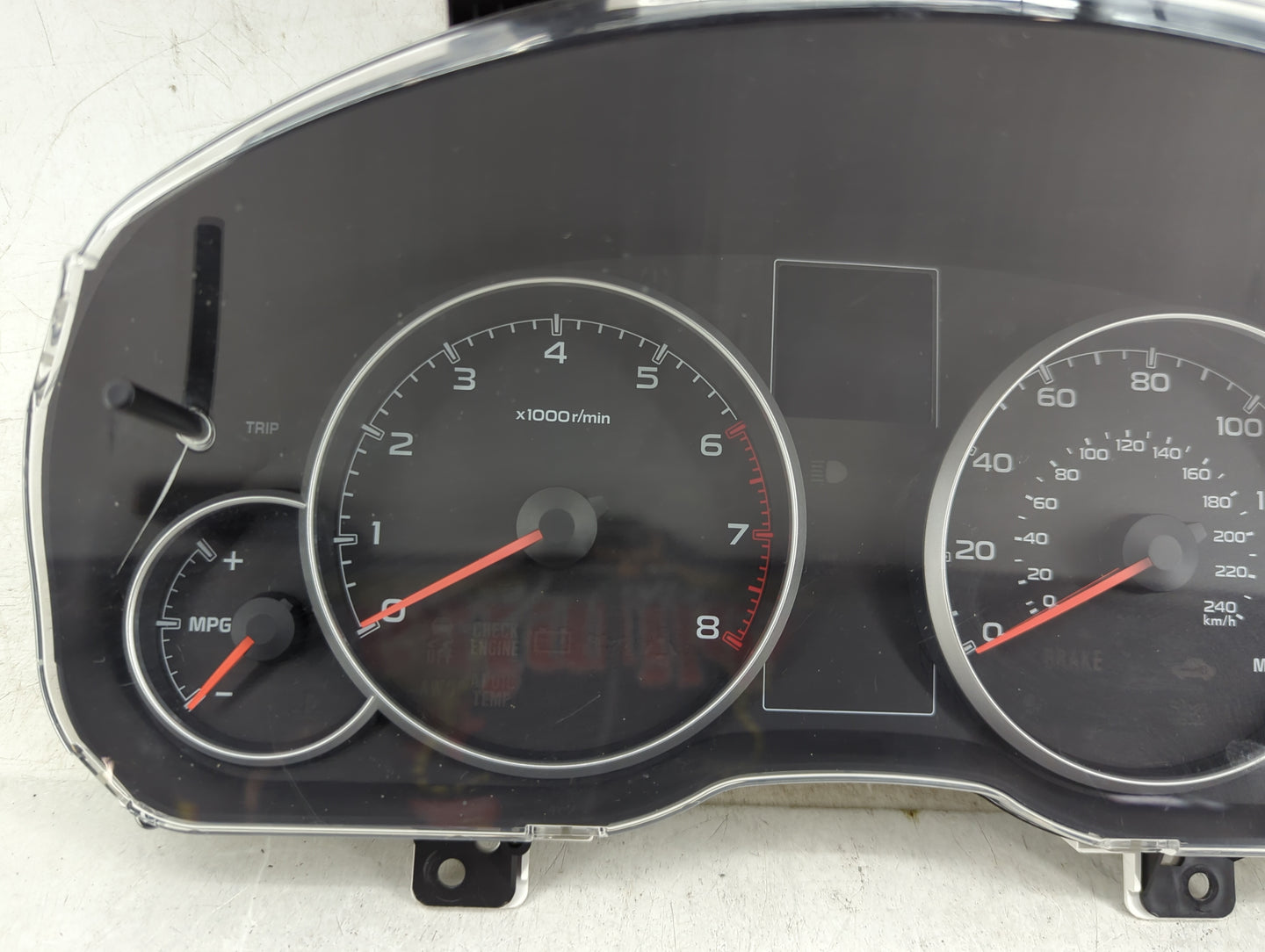 2013-2014 Subaru Legacy Instrument Cluster Speedometer Gauges P/N:R42648SDO140 FS-0337 Fits Fits 2013 2014 OEM Used Auto Par