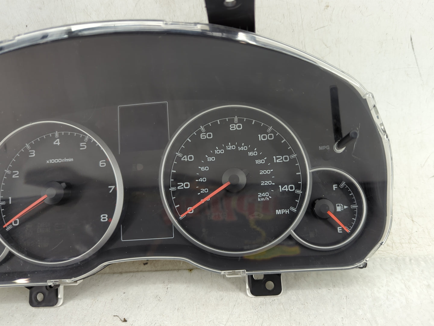 2013-2014 Subaru Legacy Instrument Cluster Speedometer Gauges P/N:R42648SDO140 FS-0337 Fits Fits 2013 2014 OEM Used Auto Par